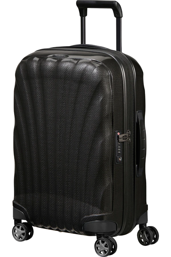 Mala de Cabine 55/40cm 4 Rodas Expansível Preto - C-Lite | Samsonite