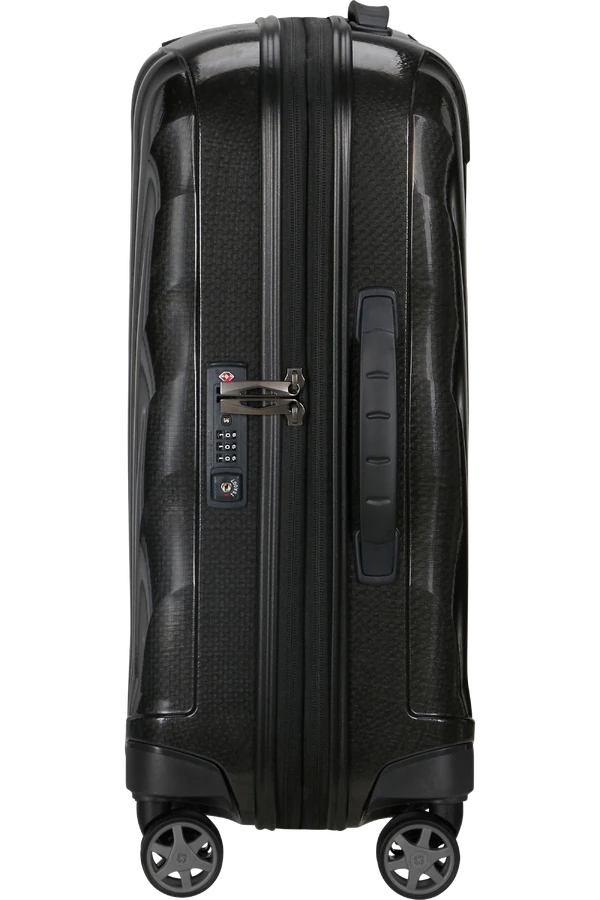 Mala de Cabine 55/40cm 4 Rodas Expansível Preto - C-Lite | Samsonite