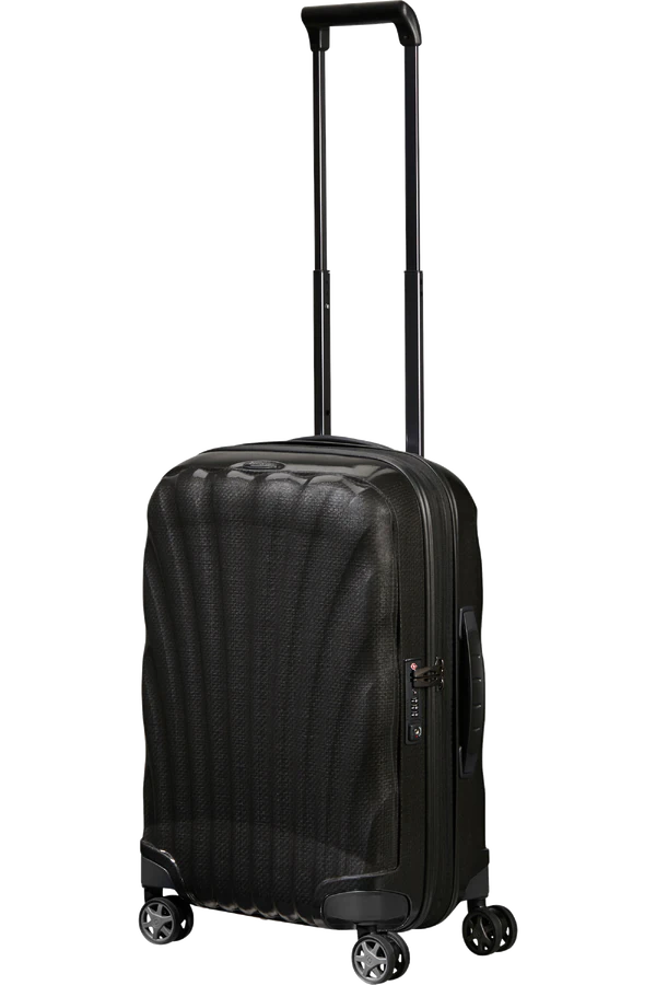 Mala de Cabine 55/40cm 4 Rodas Expansível Preto - C-Lite | Samsonite