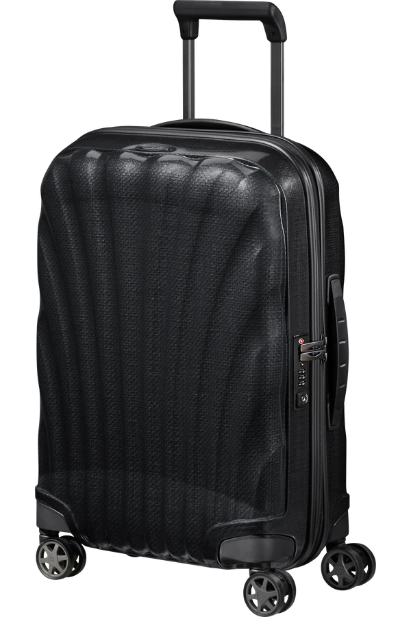 Mala de Cabine 55/40cm 4 Rodas Preto - C-Lite | Samsonite