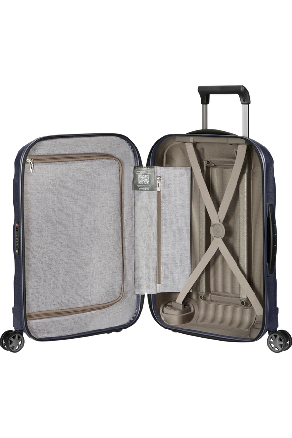 Mala de Cabine 55/40cm 4 Rodas Azul Meia-Noite - C-Lite | Samsonite
