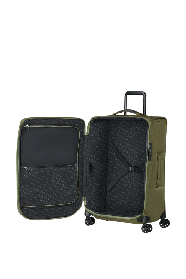 Mala de Viagem Média 67cm Expansível 4 Rodas Verde Oliva  - Spark SNG ECO | Samsonite