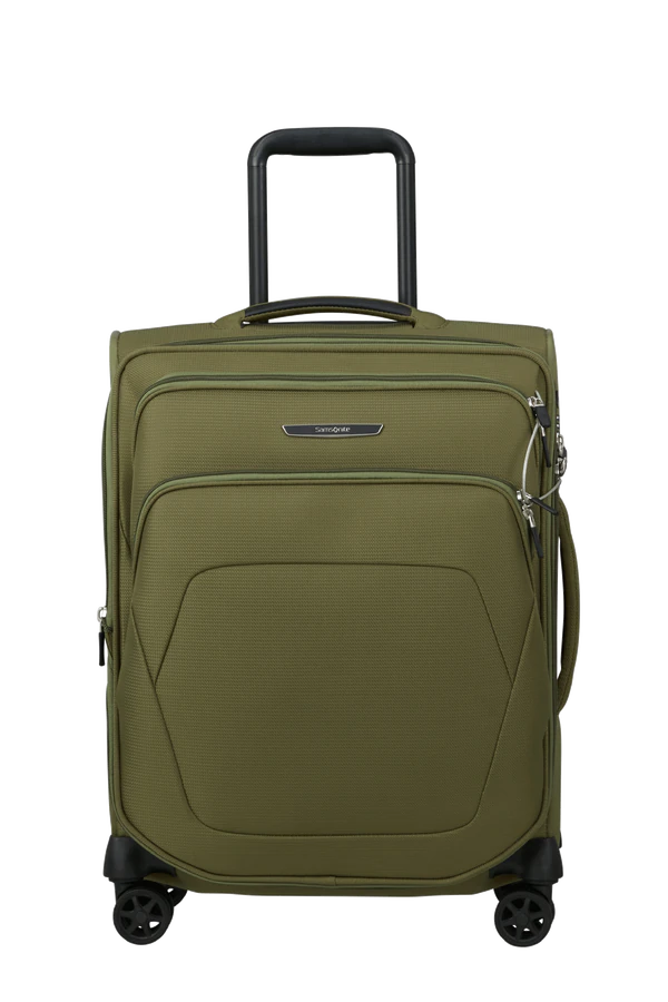 Mala de Cabine 55cm Expansível 4 Rodas Verde Oliva - Spark SNG ECO | Samsonite