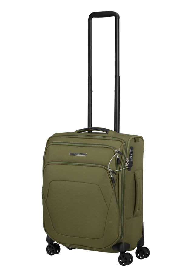 Mala de Cabine 55cm Expansível 4 Rodas Verde Oliva - Spark SNG ECO | Samsonite