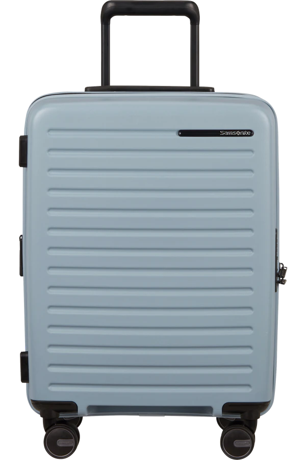 Mala de Cabine 55cm Expansível 4 Rodas Azul Névoa  - Restackd | Samsonite