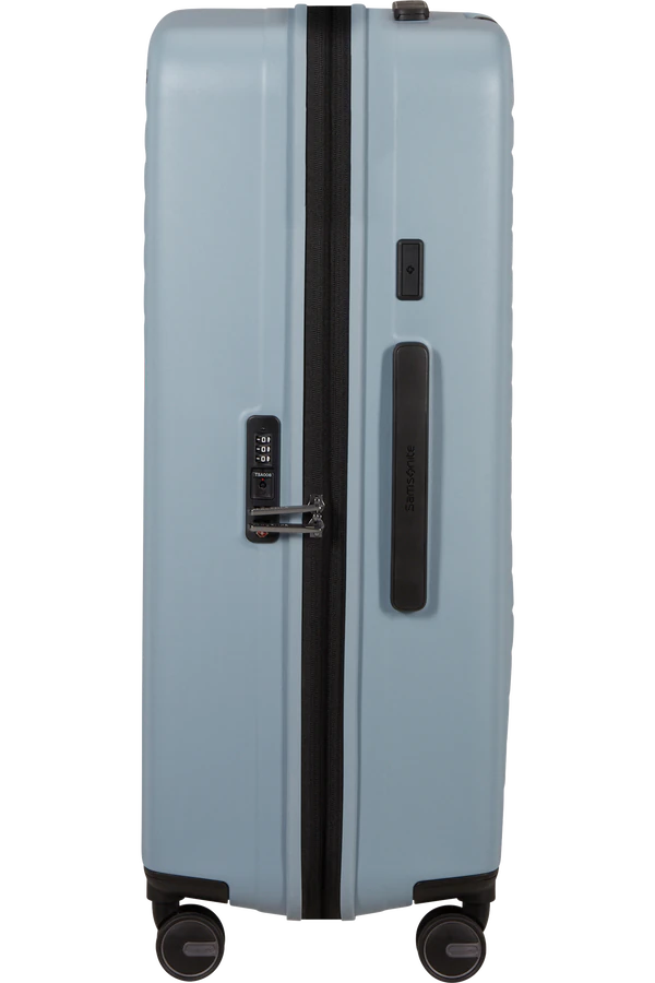 Mala de Viagem Grande 75cm Expansível 4 Rodas Azul Névoa - Restackd | Samsonite