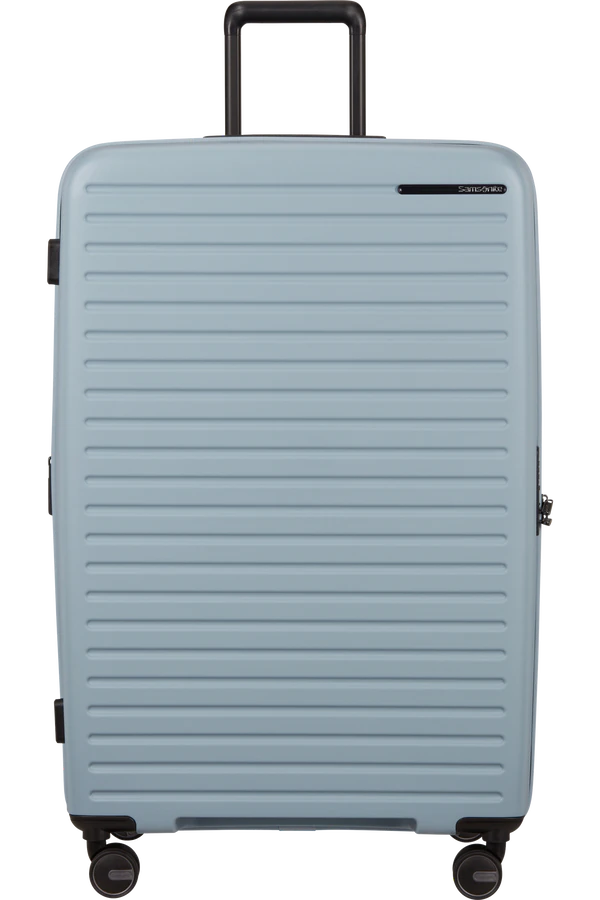Mala de Viagem Extragrande 81cm Expansível 4 Rodas Azul Névoa - Restackd | Samsonite