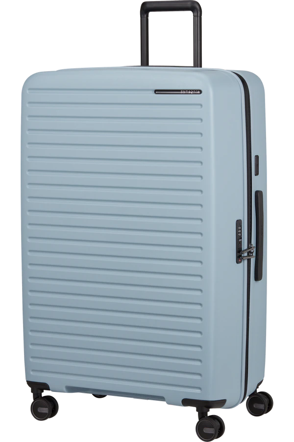 Mala de Viagem Extragrande 81cm Expansível 4 Rodas Azul Névoa - Restackd | Samsonite