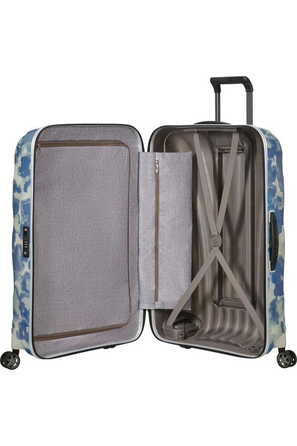 Mala de Viagem Grande 75cm 4 Rodas Branco Nuvem - C-Lite | Samsonite