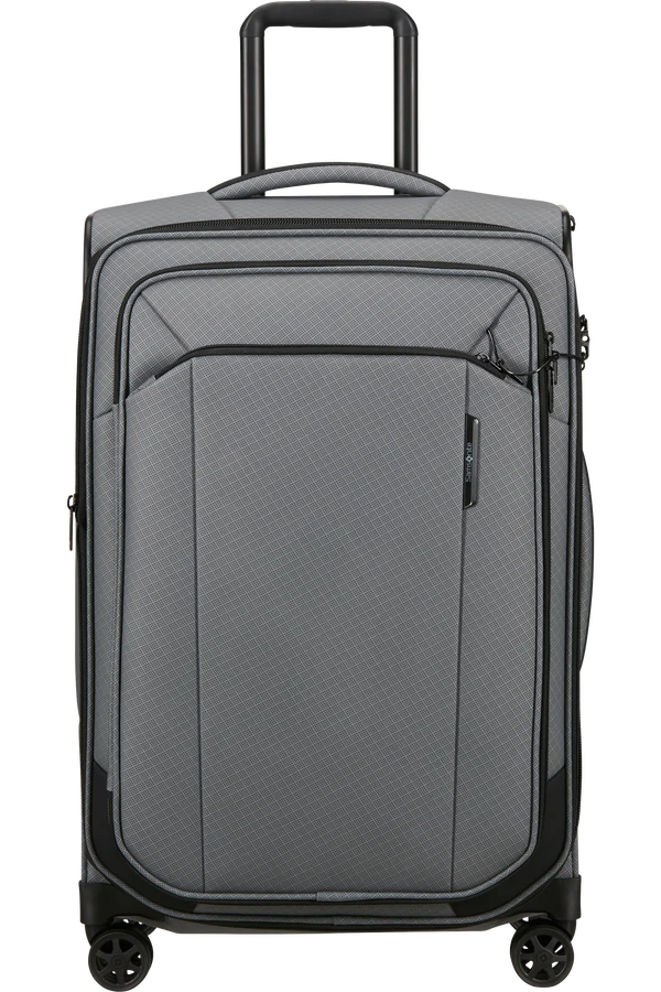 Mala de Viagem Média 67cm Expansível 4 Rodas Cinzento Carvão - Respark | Samsonite