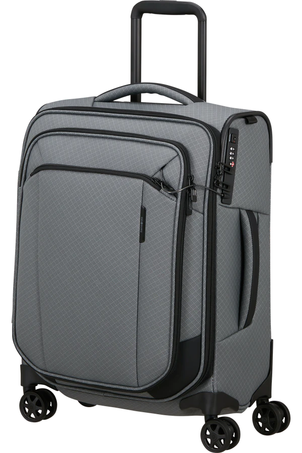 Mala de Cabine 55cm 4 Rodas Cinzento Carvão - Respark | Samsonite