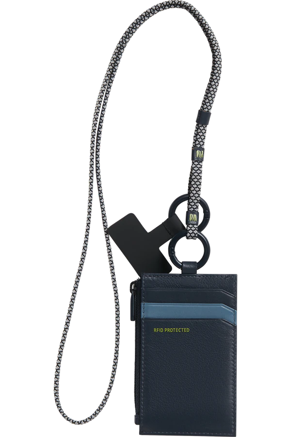 Bolsa de Pescoço com Suporte para Telemóvel Azul - Prismix SLG | Samsonite