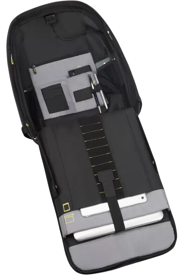 Mochila Antirroubo para Portátil 15.6" com Porta USB Preta - Securipak | Samsonite
