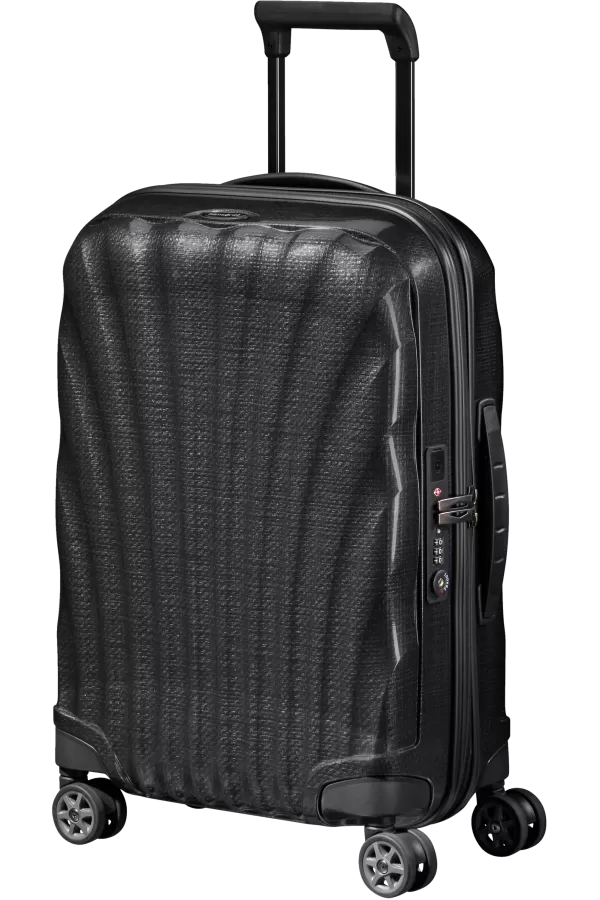 Mala de Cabine 55cm 4 Rodas Preta - C-Lite | Samsonite