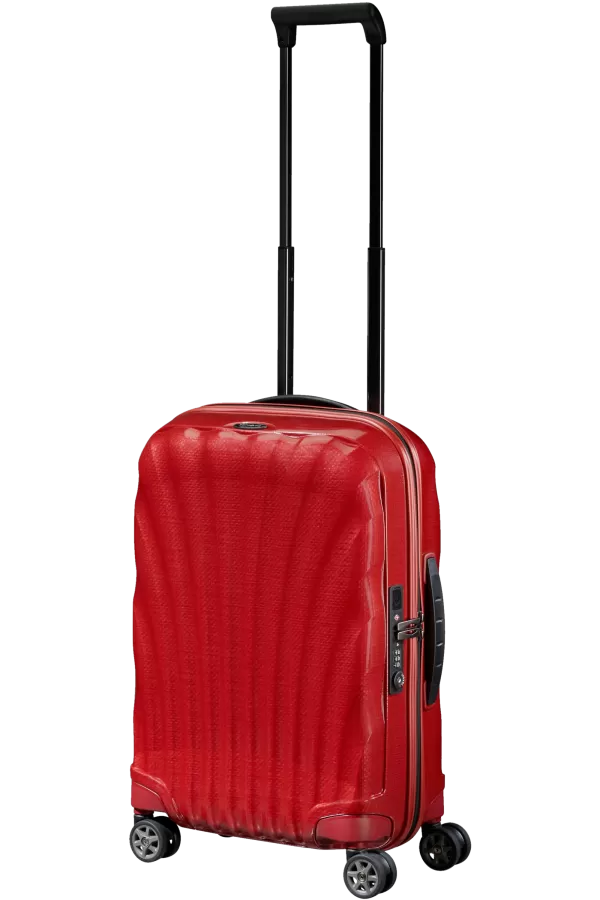 Mala de Cabine 55cm 4 Rodas Vermelho Chili - C-Lite | Samsonite