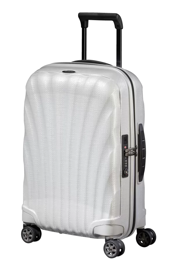 Mala de Cabine 55cm 4 Rodas Branca - C-Lite | Samsonite