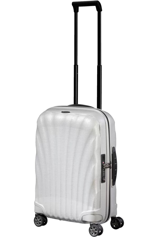 Mala de Cabine 55cm 4 Rodas Branca - C-Lite | Samsonite