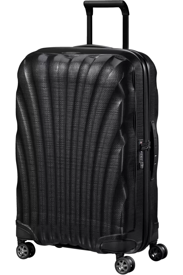 Mala de Viagem Média 69cm 4 Rodas Preta - C-Lite | Samsonite