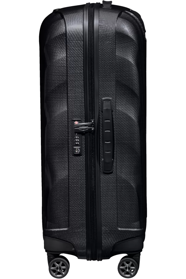 Mala de Viagem Média 69cm 4 Rodas Preta - C-Lite | Samsonite