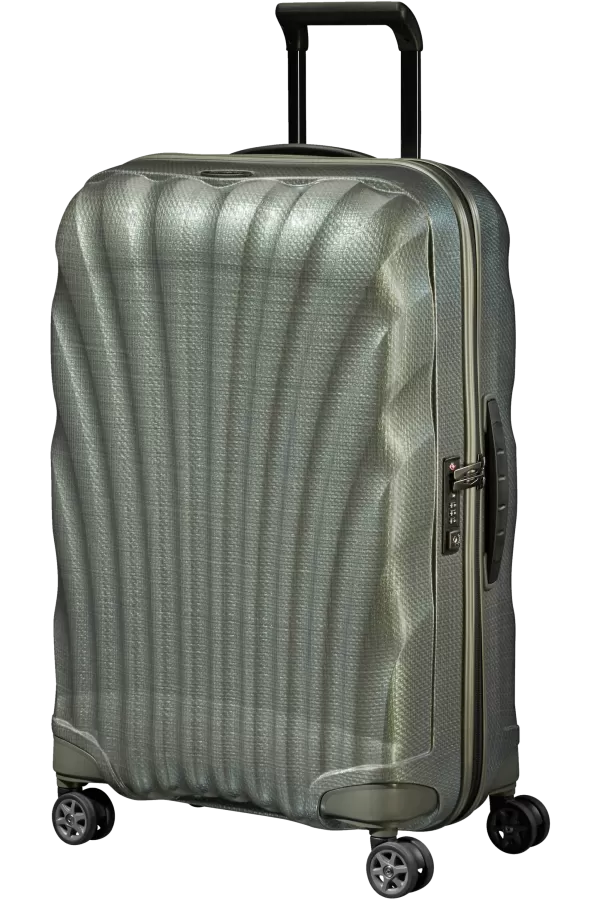 Mala de Viagem Média 69cm 4 Rodas Verde Metálico - C-Lite | Samsonite