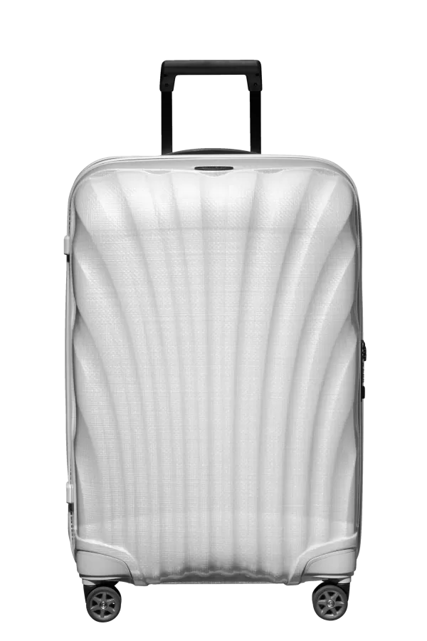 Mala de Viagem Média 69cm 4 Rodas Branca - C-Lite | Samsonite