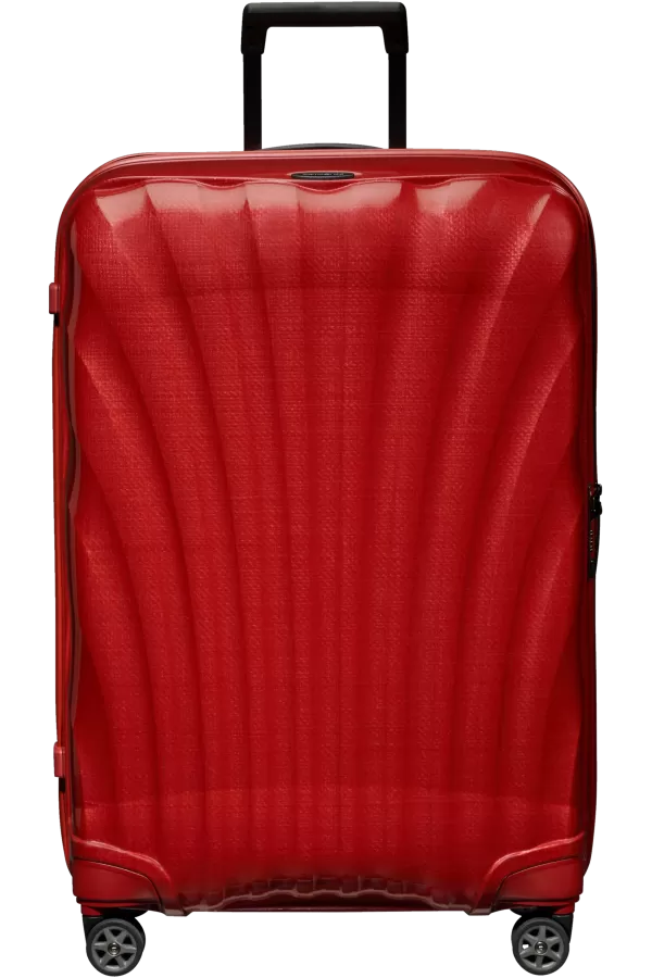 Mala de Viagem Grande 75cm 4 Rodas Vermelho Chili - C-Lite | Samsonite