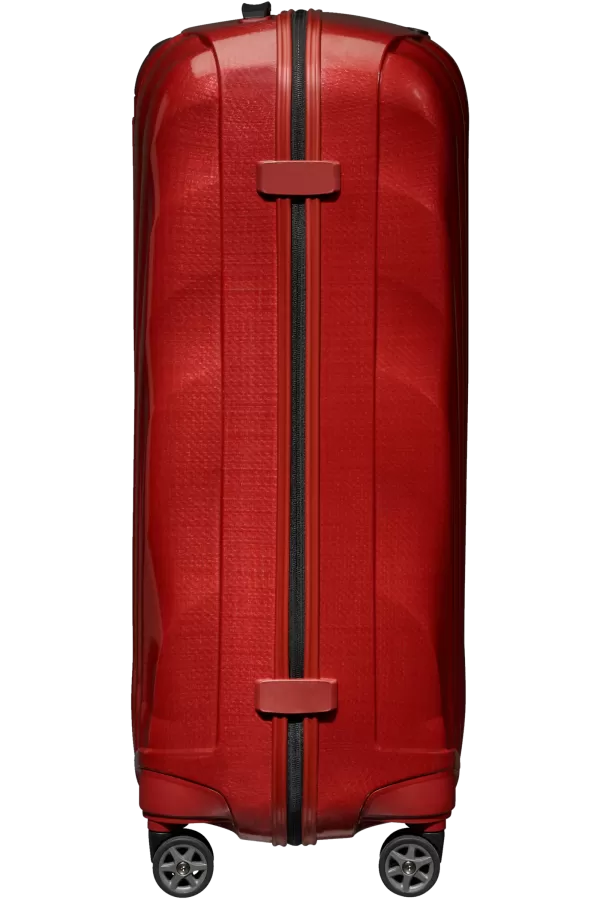 Mala de Viagem Grande 75cm 4 Rodas Vermelho Chili - C-Lite | Samsonite