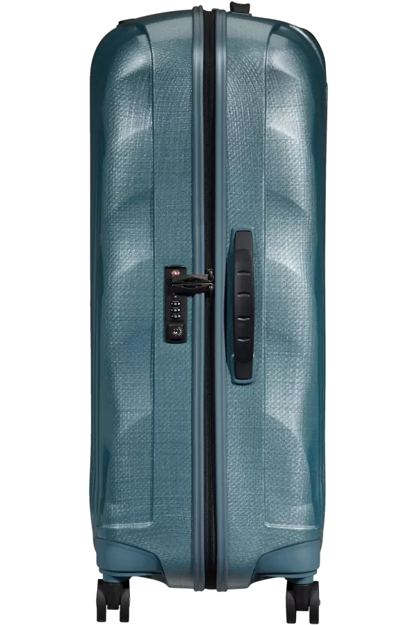 Mala de Viagem Grande 75cm 4 Rodas Azul-Gelo - C-Lite | Samsonite