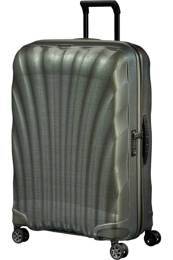 Mala de Viagem Grande 75cm 4 Rodas Verde Metálico - C-Lite | Samsonite