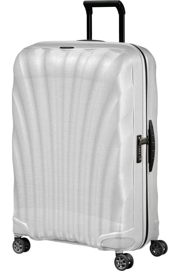 Mala de Viagem Grande 75cm 4 Rodas Branca - C-Lite | Samsonite