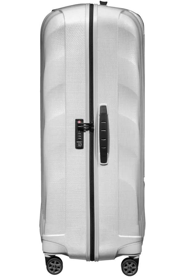 Mala de Viagem Extragrande 86cm 4 Rodas Branca - C-Lite | Samsonite