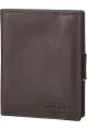 Carteira de Homem p/ 8 Cartões c/ Porta-Moedas em Pele Castanha - Attack 2 Slg | Samsonite