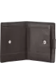 Carteira de Homem p/ 8 Cartões c/ Porta-Moedas em Pele Castanha - Attack 2 Slg | Samsonite