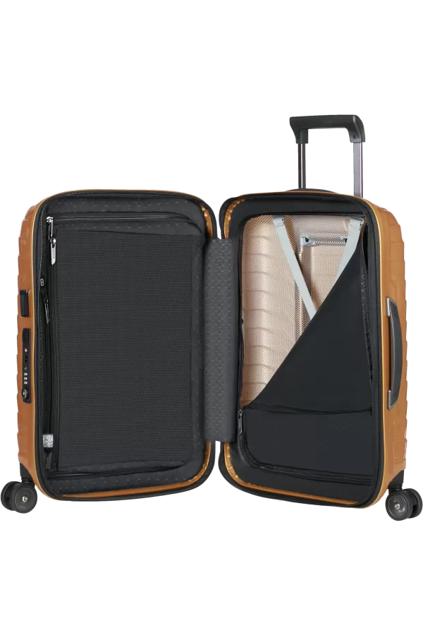 Mala de Cabine 55cm Expansível 4 Rodas Dourada - Proxis | Samsonite