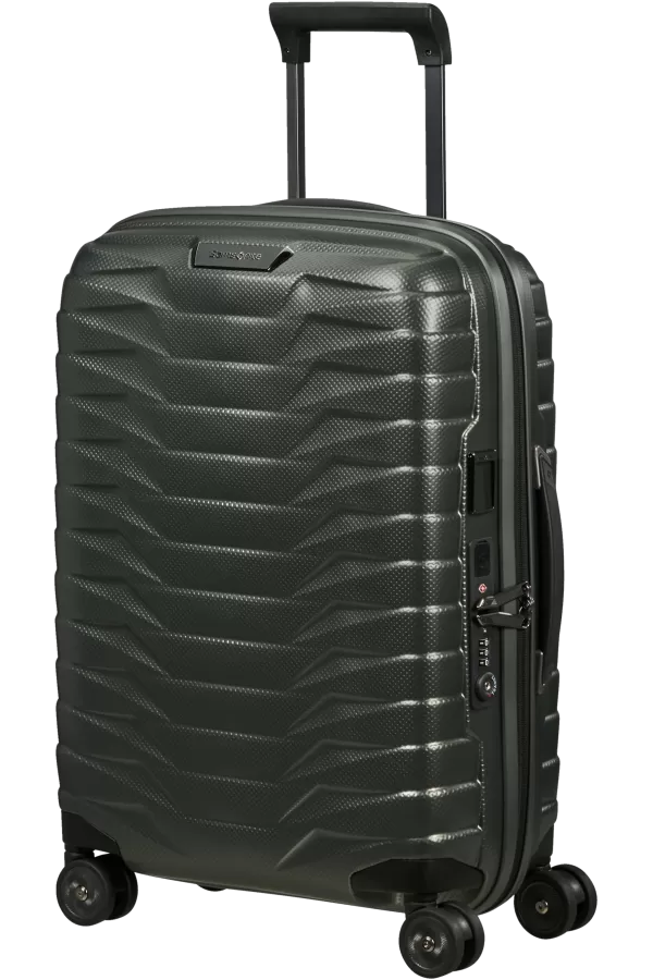 Mala de Cabine 55cm Expansível 4 Rodas Verde Mate - Proxis | Samsonite