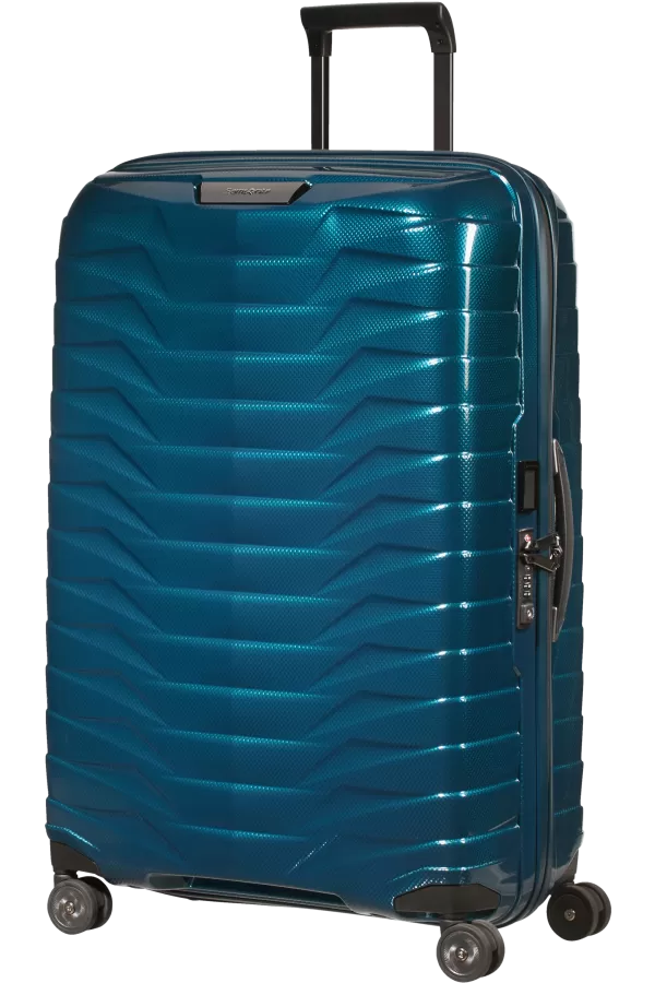 Mala de Viagem Grande 75cm 4 Rodas Azul Petróleo - Proxis | Samsonite