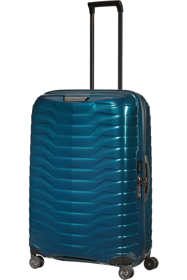 Mala de Viagem Grande 75cm 4 Rodas Azul Petróleo - Proxis | Samsonite