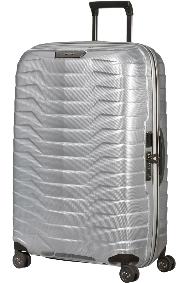 Mala de Viagem Grande 75cm 4 Rodas Prateada - Proxis | Samsonite