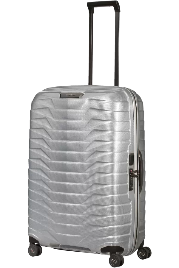 Mala de Viagem Grande 75cm 4 Rodas Prateada - Proxis | Samsonite