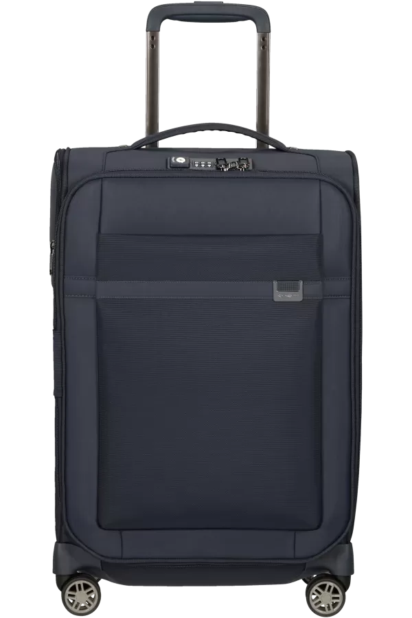 Mala de Cabine 55x35cm Expansível 4 Rodas Azul Escuro - Airea | Samsonite