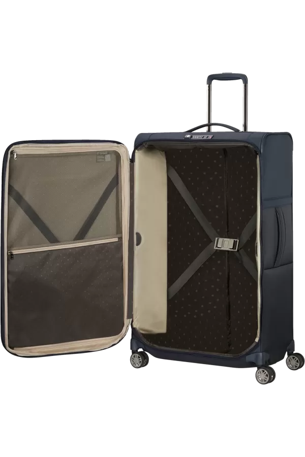 Mala de Viagem Grande 78cm Expansível 4 Rodas Azul Escuro - Airea | Samsonite