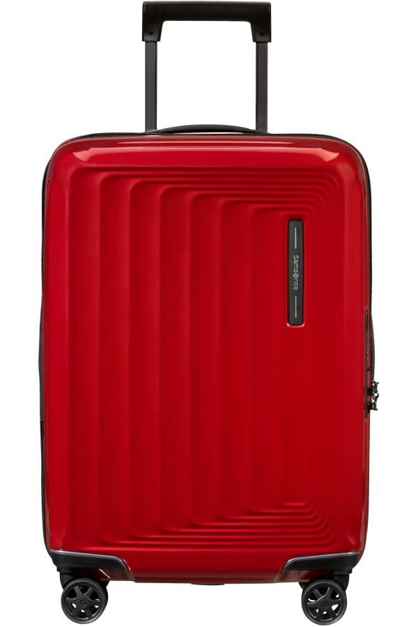 Mala de Cabine 55cm Expansível 4 Rodas Vermelho Metálico - Nuon | Samsonite