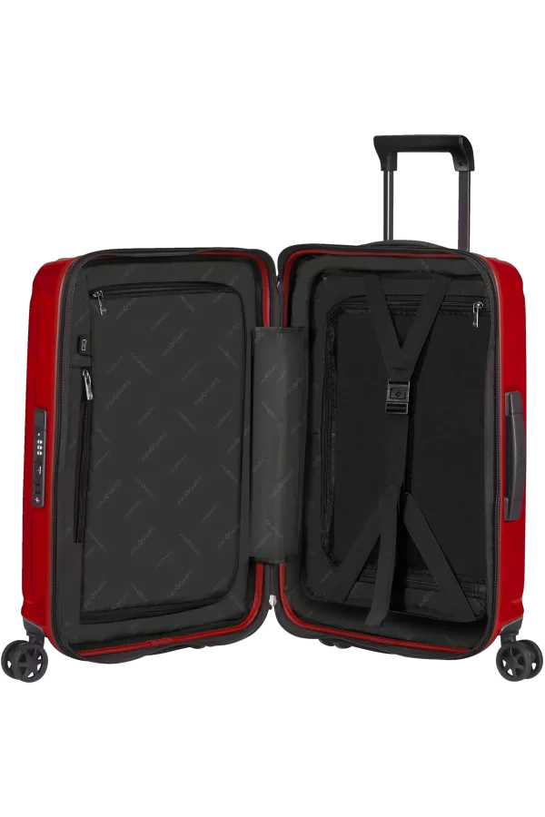 Mala de Cabine 55cm Expansível 4 Rodas Vermelho Metálico - Nuon | Samsonite