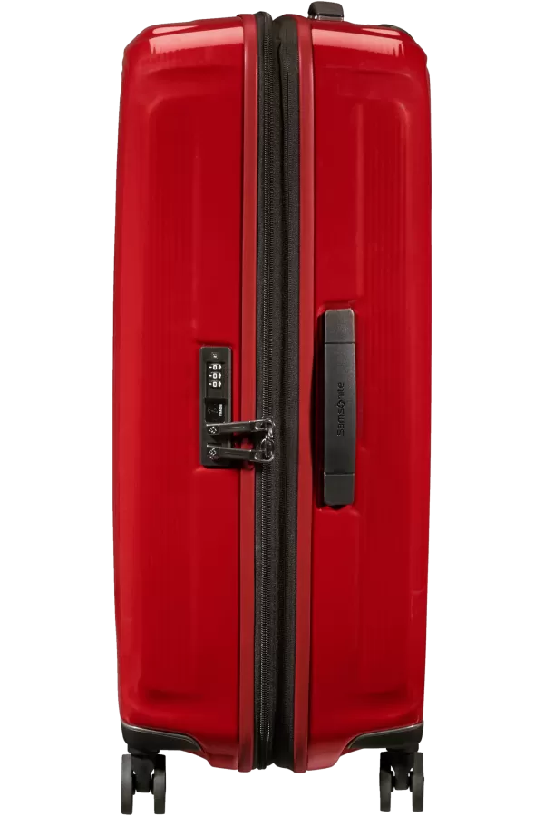 Mala de Viagem Média 69cm Expansível 4 Rodas Vermelho Metálico - Nuon | Samsonite