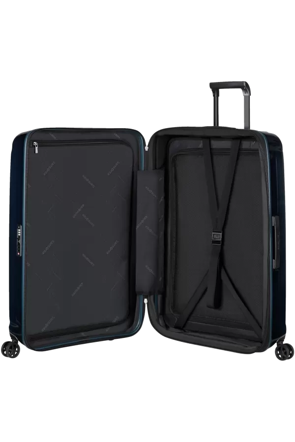 Mala de Viagem Média 69cm Expansível 4 Rodas Azul Metálico - Nuon | Samsonite