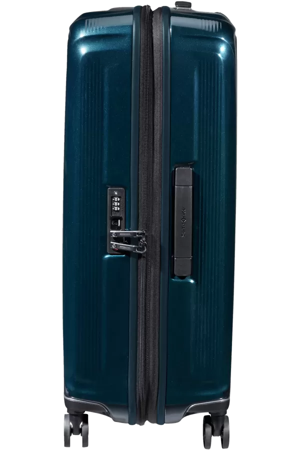 Mala de Viagem Média 69cm Expansível 4 Rodas Azul Metálico - Nuon | Samsonite