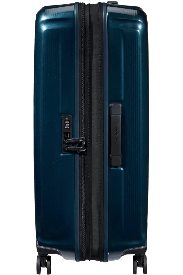 Mala de Viagem Grande 75cm Expansível 4 Rodas Azul Metálico - Nuon | Samsonite