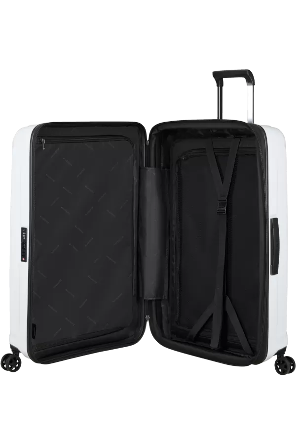 Mala de Viagem Grande 75cm Expansível 4 Rodas Branco Metálico - Nuon | Samsonite