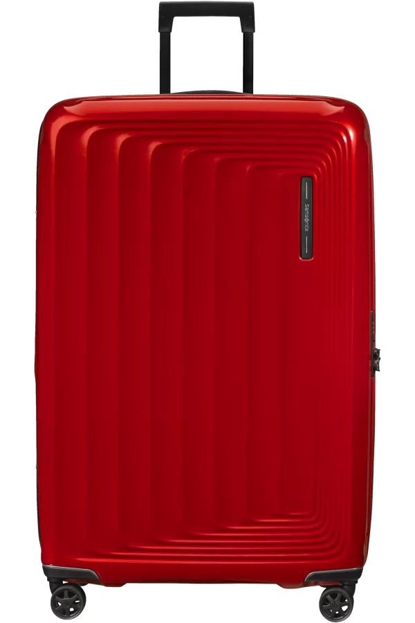 Mala de Viagem Extragrande 81cm Expansível 4 Rodas Vermelho Metálico - Nuon | Samsonite