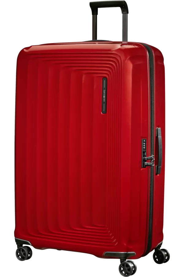 Mala de Viagem Extragrande 81cm Expansível 4 Rodas Vermelho Metálico - Nuon | Samsonite